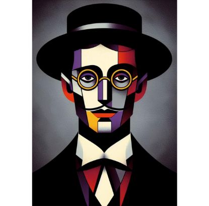 Bild på Cubist Homage to Fernando Pessoa