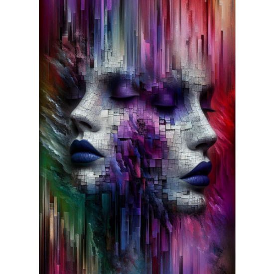 Obrazek FF0005 -  Fragmented Faces Collection    